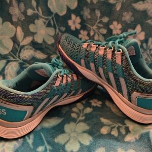 K-Swiss Turquoise and Violet Athletic Shoes